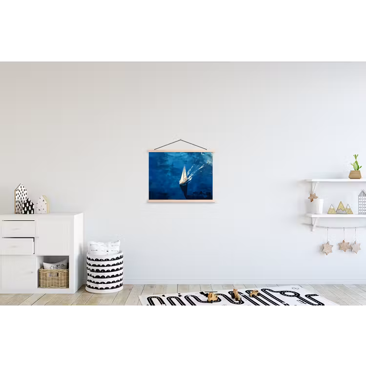 Schoolplaat - Zeilboot - Water - Abstract - Schaduw — 3