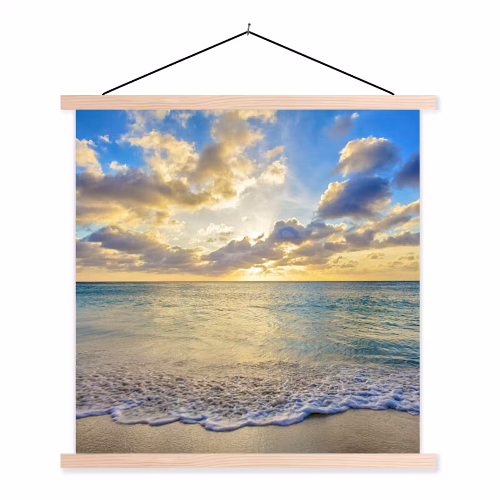 Schoolplaat - Zee - Strand - Wolken - Zon — 1
