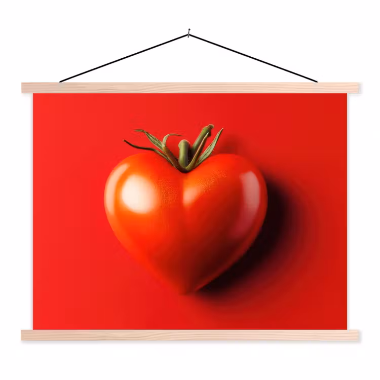 Schoolplaat - Tomaat - Rood - Hart — 1