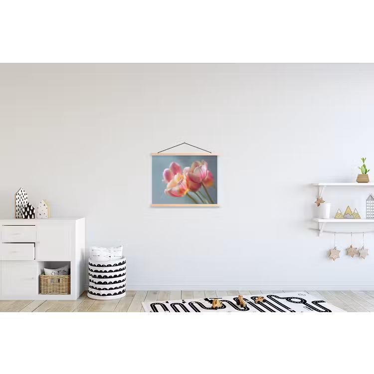 Schoolplaat - Tulpen - Roze - Stelen — 3