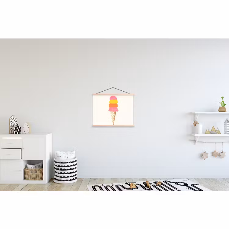 Schoolplaat - Schepijs - Hoorntje - Illustratie - Minimalistisch — 3
