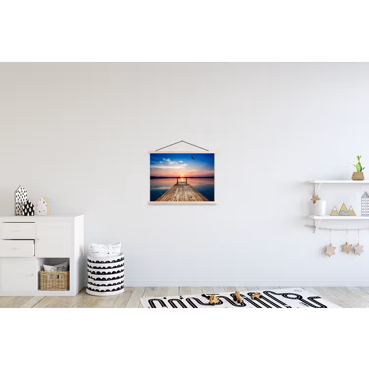 Schoolplaat - Steiger - Water - Zonsondergang - Roze - Horizon — 3
