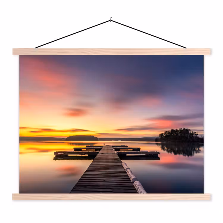 Schoolplaat - Steiger - Zonsondergang - Water - Zee - Reflectie — 1