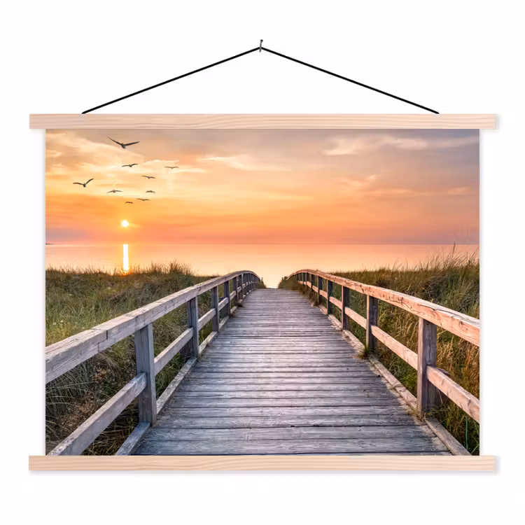 Schoolplaat - Zonsonderang - Zee - Pad - Gras - Duin - Vogels — 1