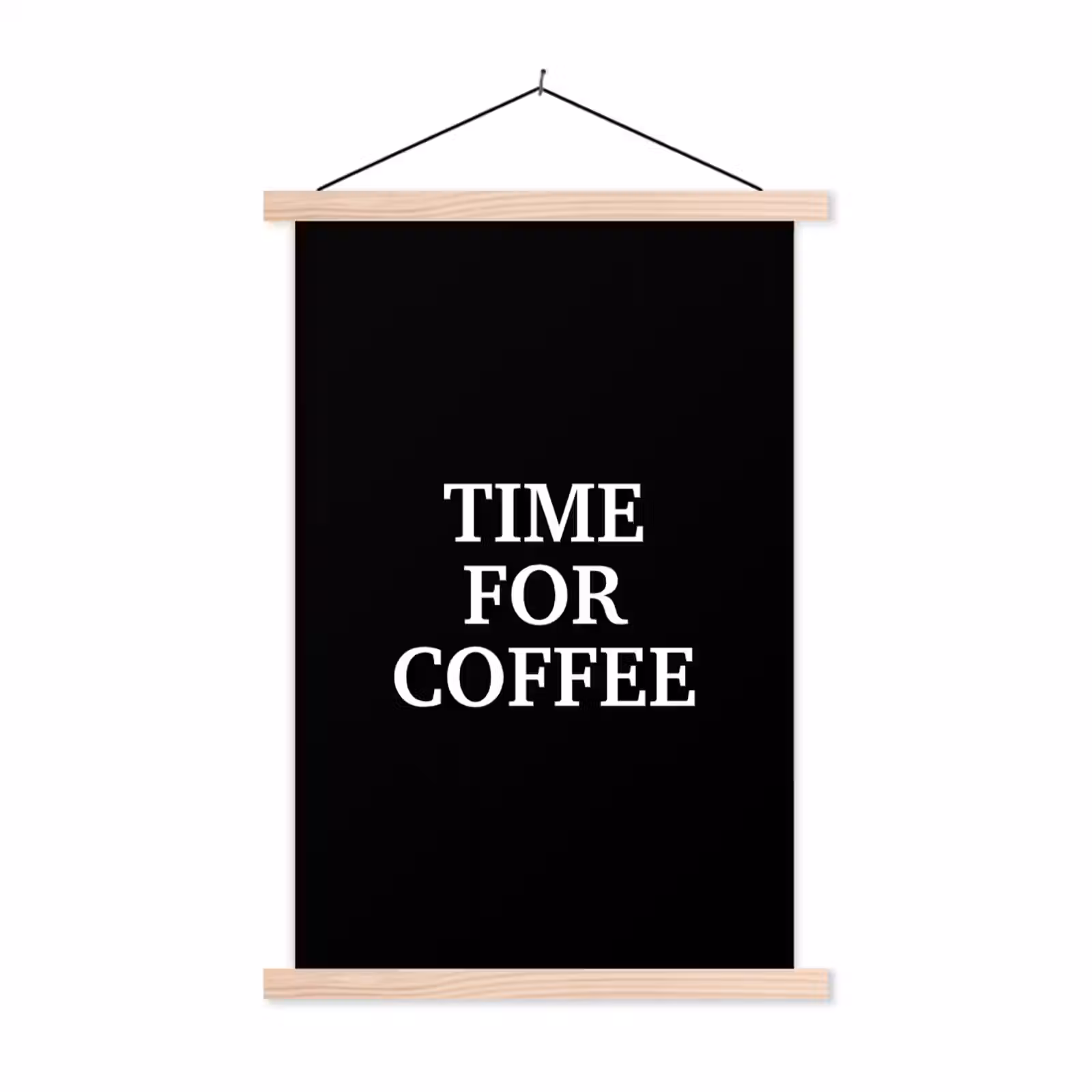 Schoolplaat - Quotes - Letters - Koffie - Zwart — 1
