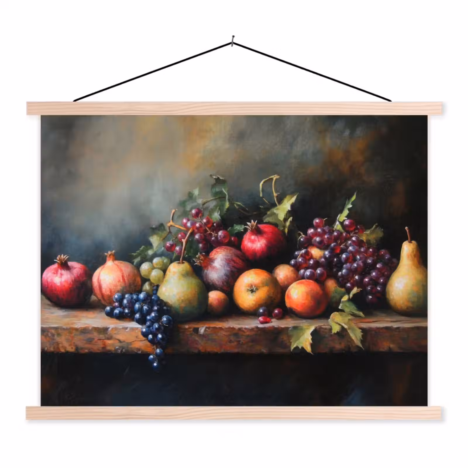 Schoolplaat - Rustiek - Stilleven - Fruit — 1