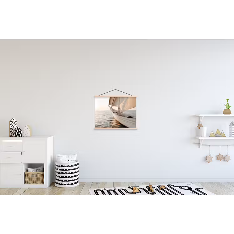 Schoolplaat - Zeilboot - Zee - Beige - Zon — 3
