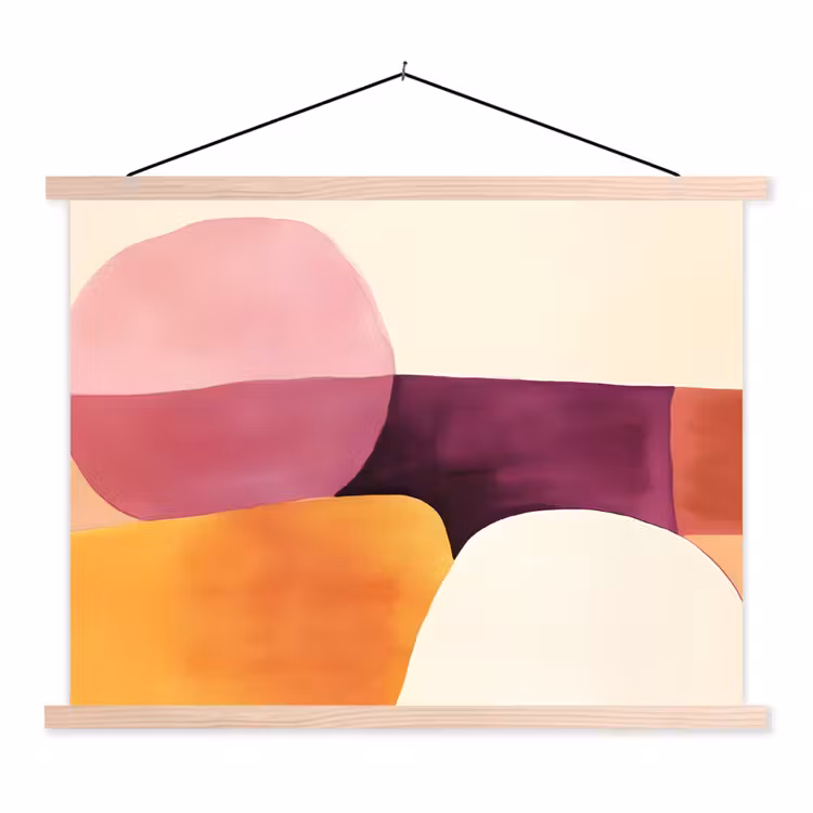 Schoolplaat - Vormen - Abstract - Kleurrijk — 1