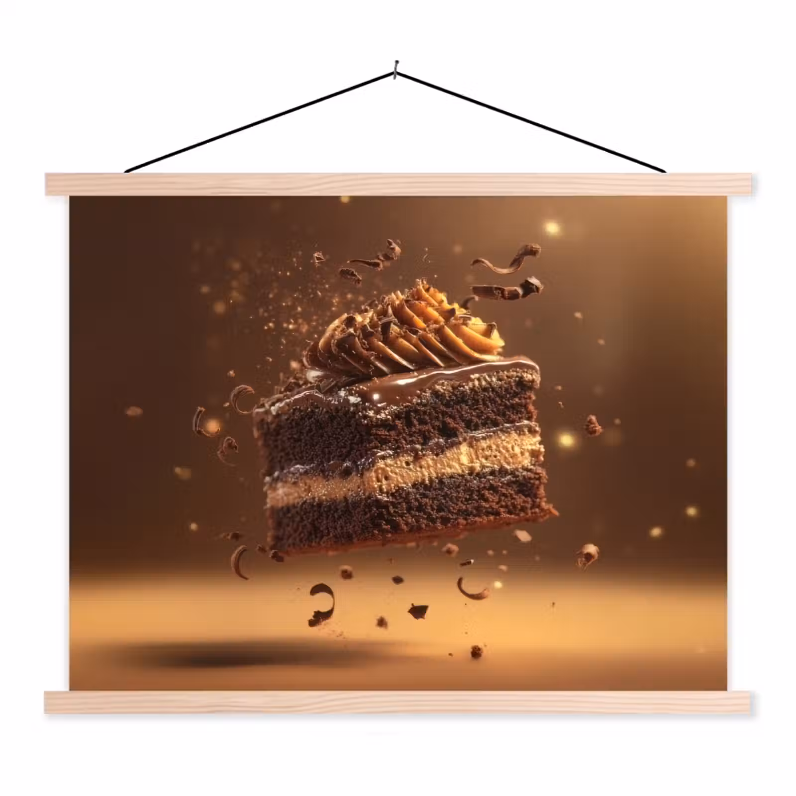 Schoolplaat - Taart - Chocolade - Eten - Brownie — 1