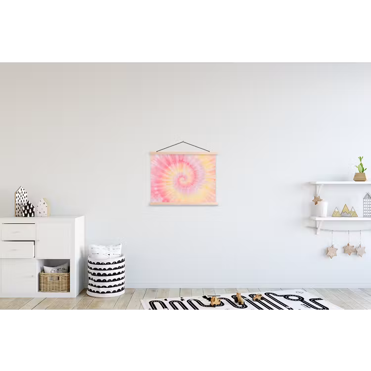 Schoolplaat - Patroon - Tie Dye - Pasteltinten - Roze — 3
