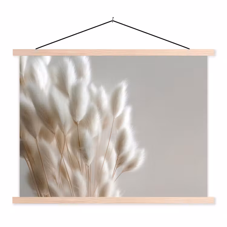 Schoolplaat - Pluimen - Beige - Minimalistisch — 1