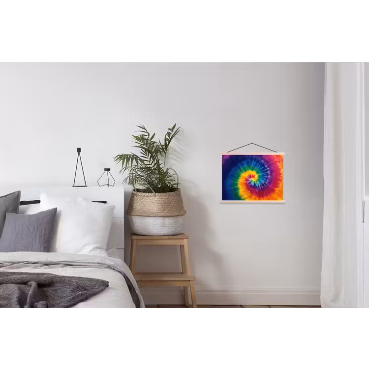 Schoolplaat - Regenboogkleuren - Spiraal - Kleurrijk — 2