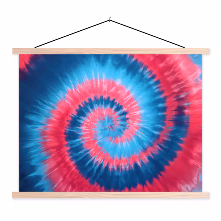 Schoolplaat - Spiraal - Roze - Draaiend — 1