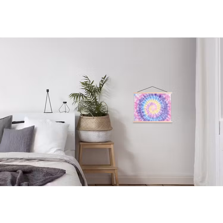Schoolplaat - Spiraal - Tie dye - Pasteltinten — 2