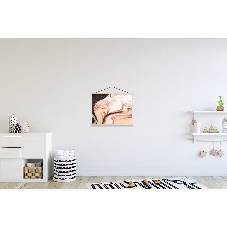 Schoolplaat - Steen - Marmer - Edelsteen - Abstract - Natuur - Roze — 3