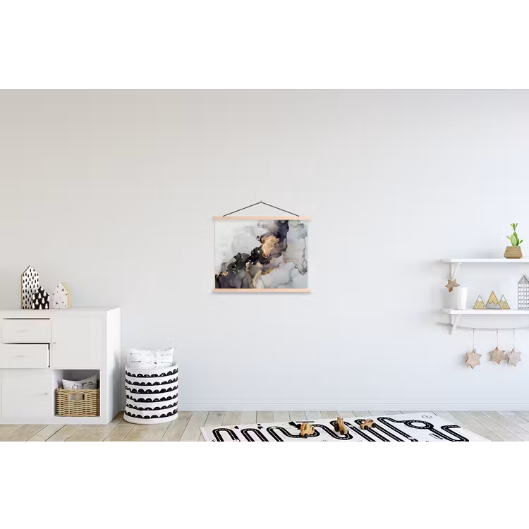 Schoolplaat - Zwart - Marmer - Luxe - Goud — 3