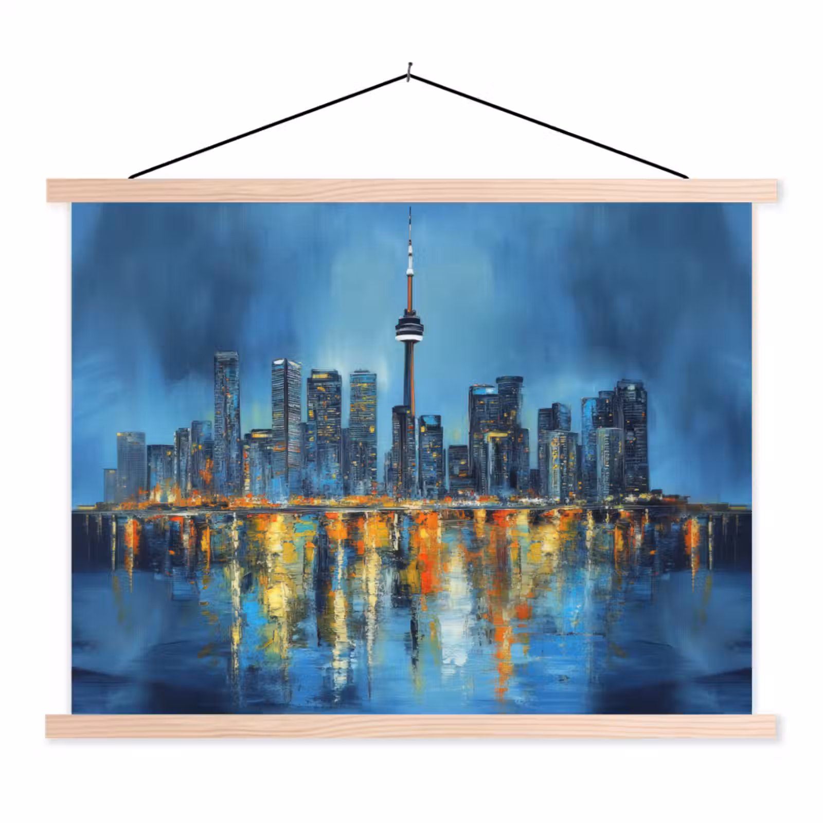 Schoolplaat - Skyline Toronto - Water - Stadslichten - Toren — 1