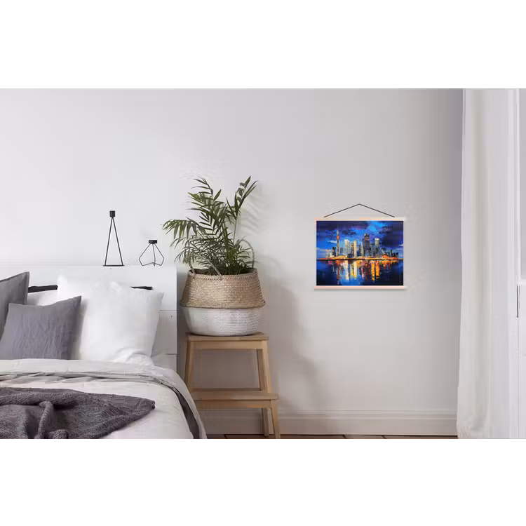 Schoolplaat - Skyline Toronto - Modern - Stadslicht - Blauw — 2