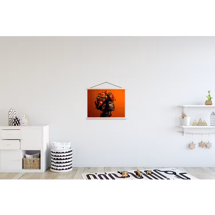 Schoolplaat - Vrouw - Chilipepers - Pepers - Bloemen — 3