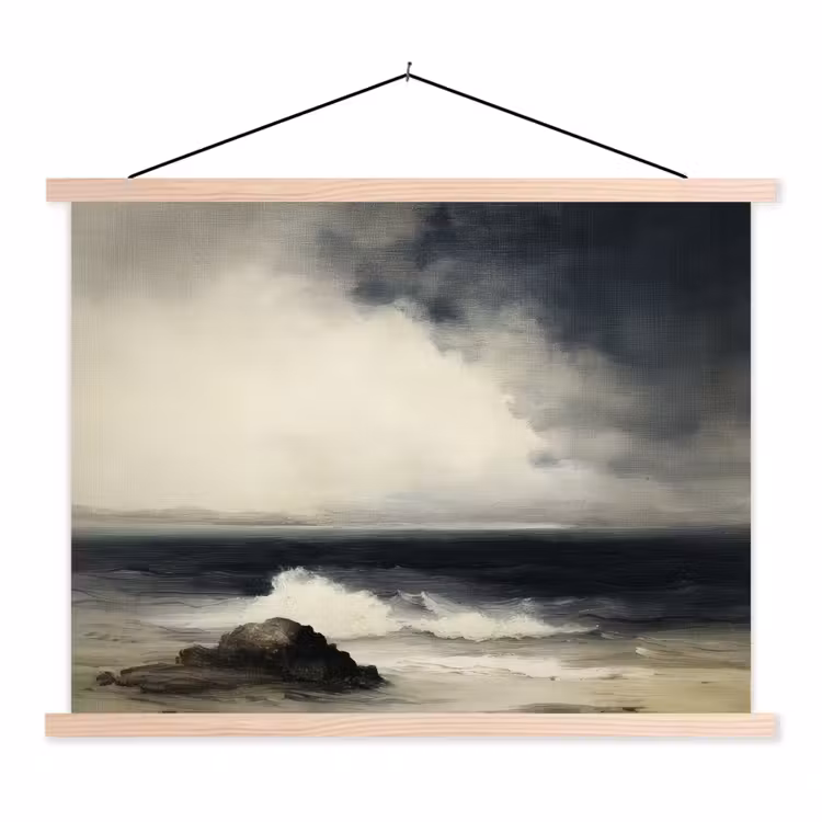 Schoolplaat - Zee - Rotsen - Storm — 1