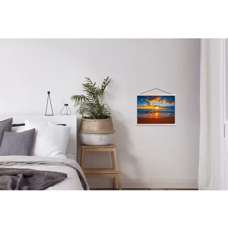 Schoolplaat - Zee - Zonsondergang - Strand - Wolken - Oranje — 2
