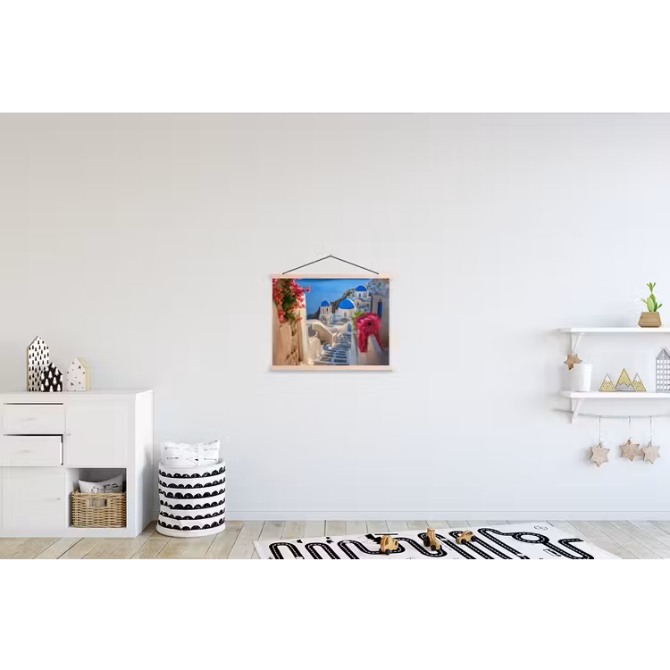 Schoolplaat - Santorini - Bloemen - Griekenland — 3