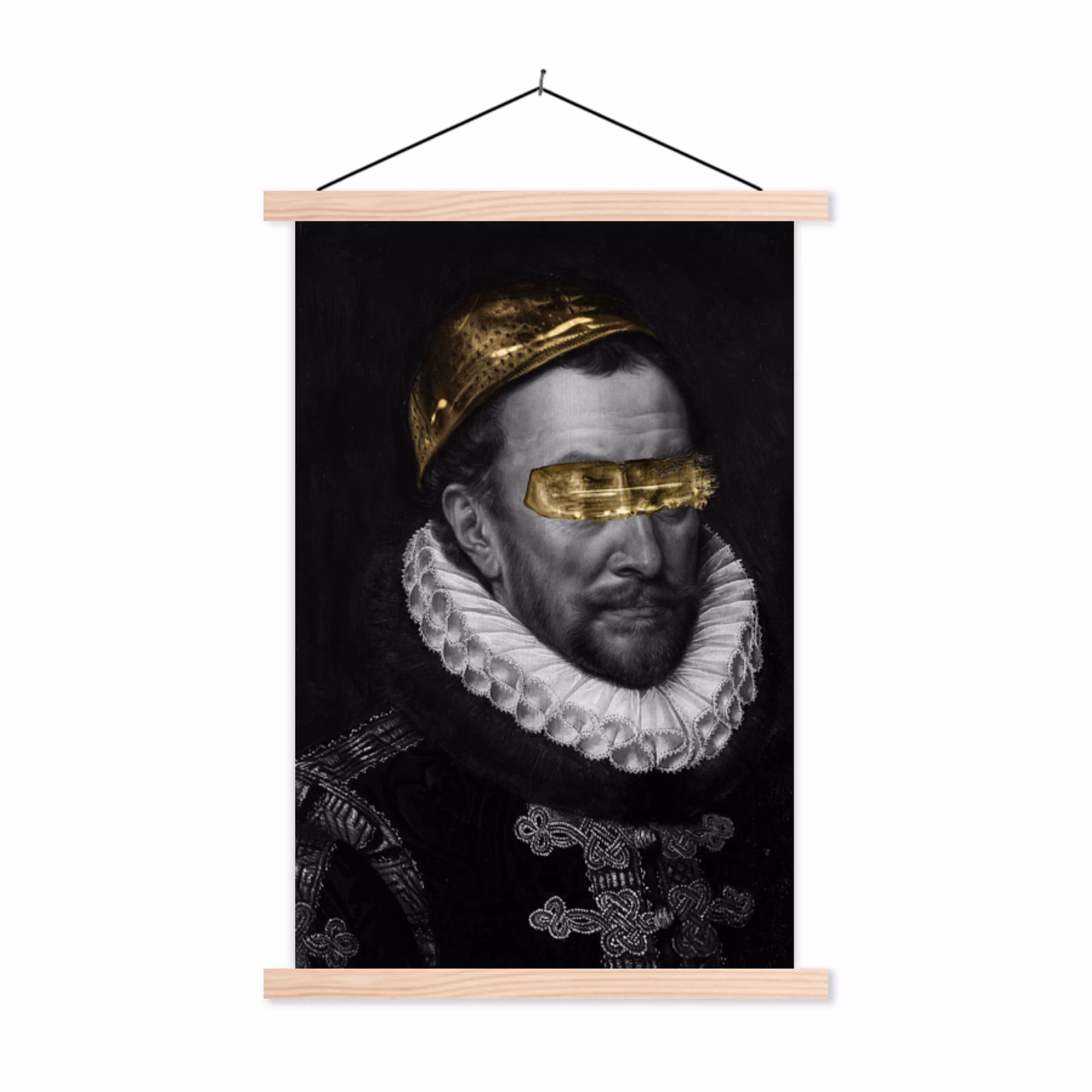 Schoolplaat - Willem van Oranje - Adriaen Thomasz - Zwart - Wit — 1