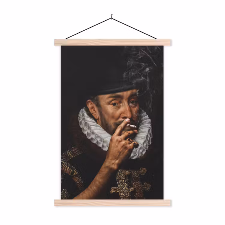 Schoolplaat - Willem van Oranje - Adriaen Thomasz - Sigaretten — 1
