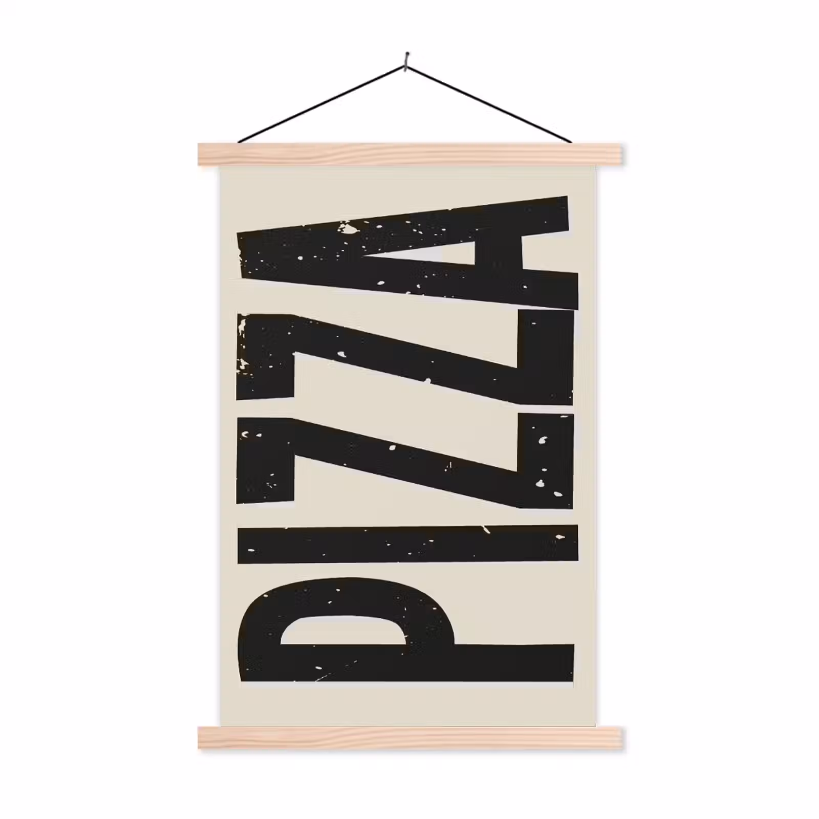 Schoolplaat - Pizza - Decoratie - Japandi - Vintage — 1