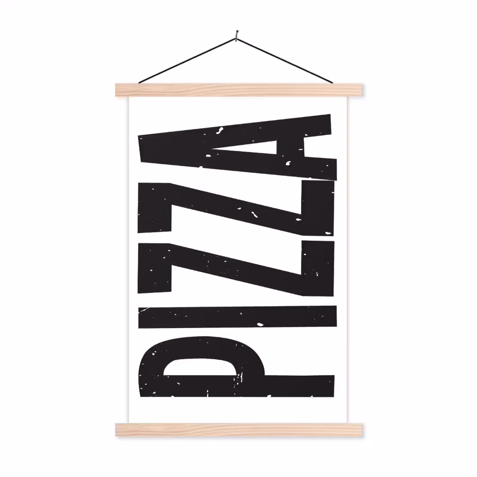 Schoolplaat - Pizza - Japandi - Decoratie - Vintage — 1