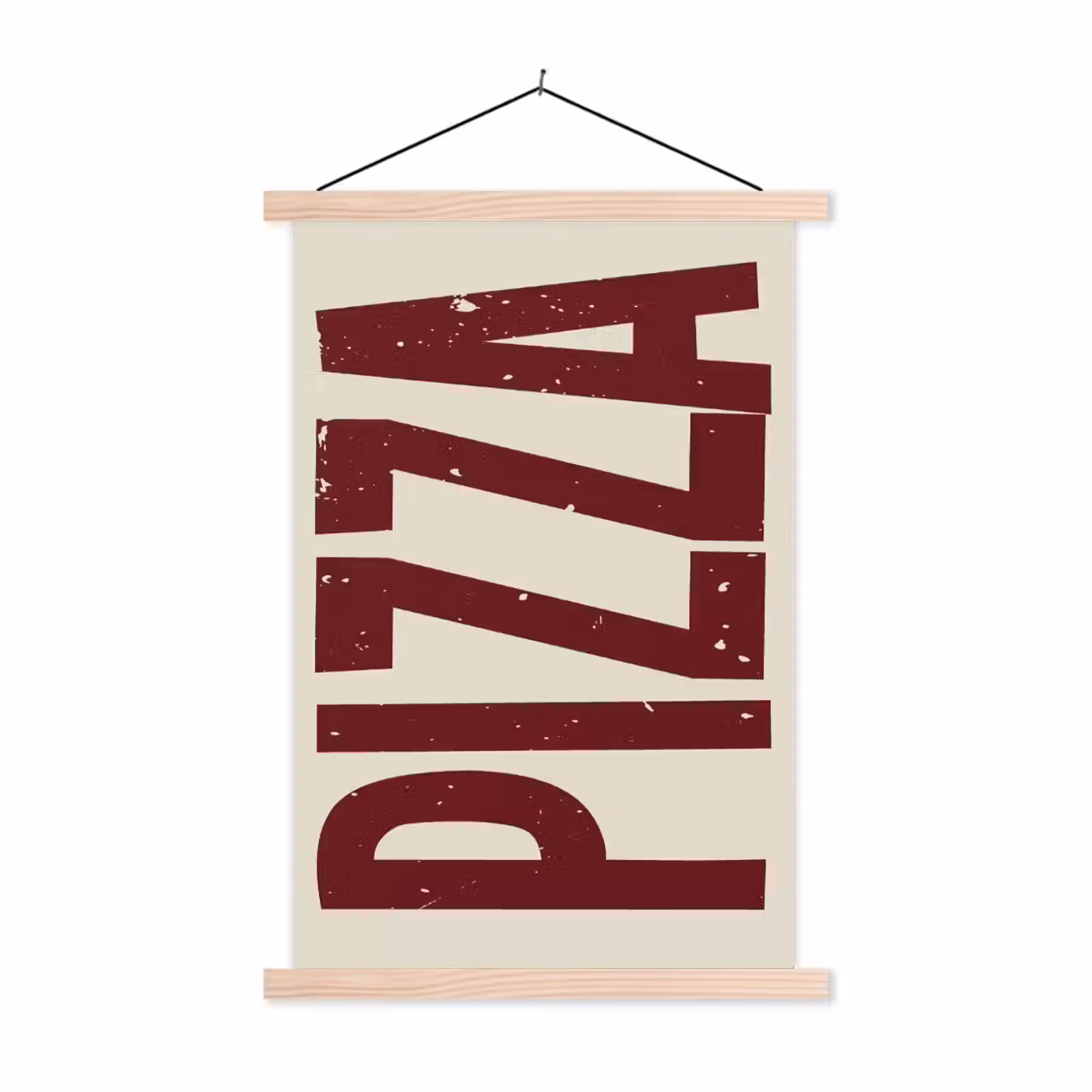 Schoolplaat - Pizza - Vintage - Decoratie - Japandi — 1