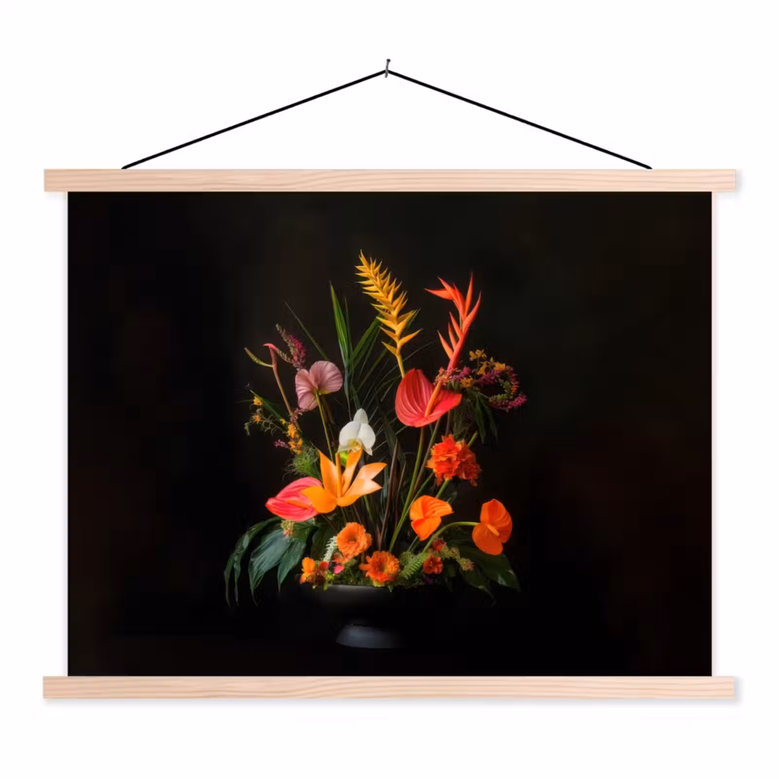 Schoolplaat - Schaal - Boeket - Bloemen — 1
