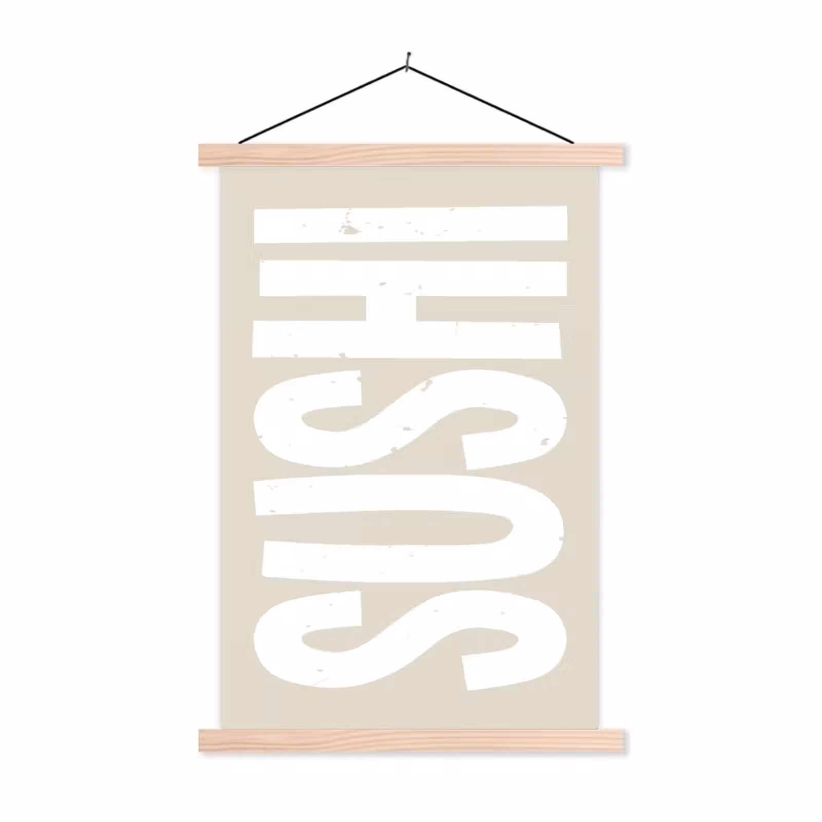 Schoolplaat - Sushi - Eten - Decoratie - Vintage — 1