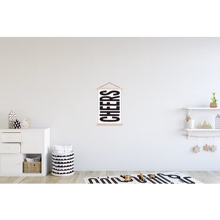 Schoolplaat - Retro - Cheers - Zwart - Decoratie — 3