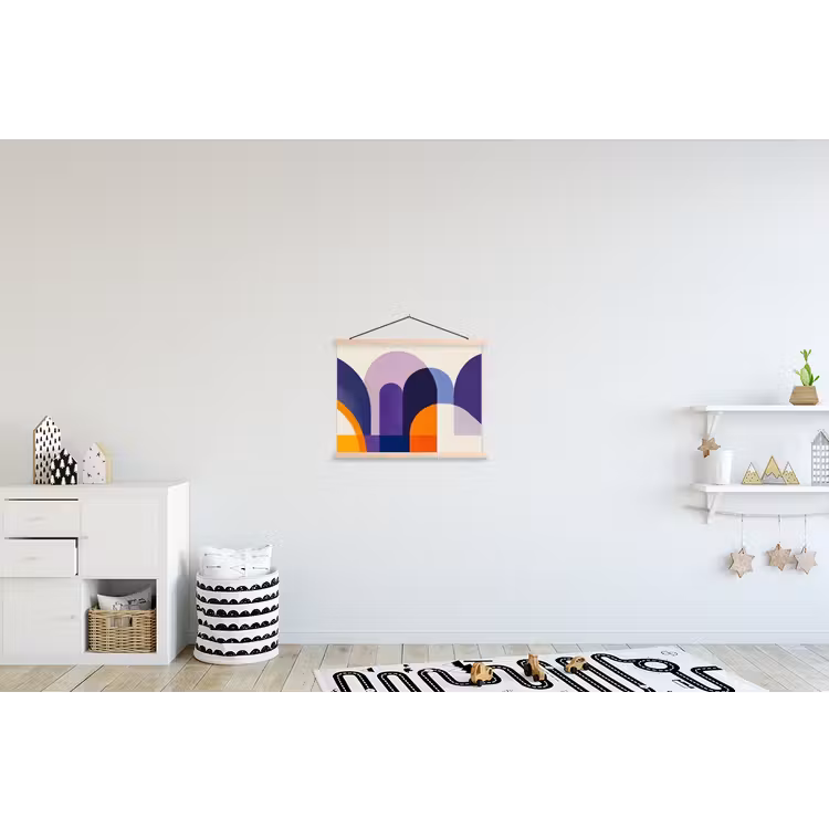 Schoolplaat - Vormen - Abstract - Grafisch - Oranje — 3