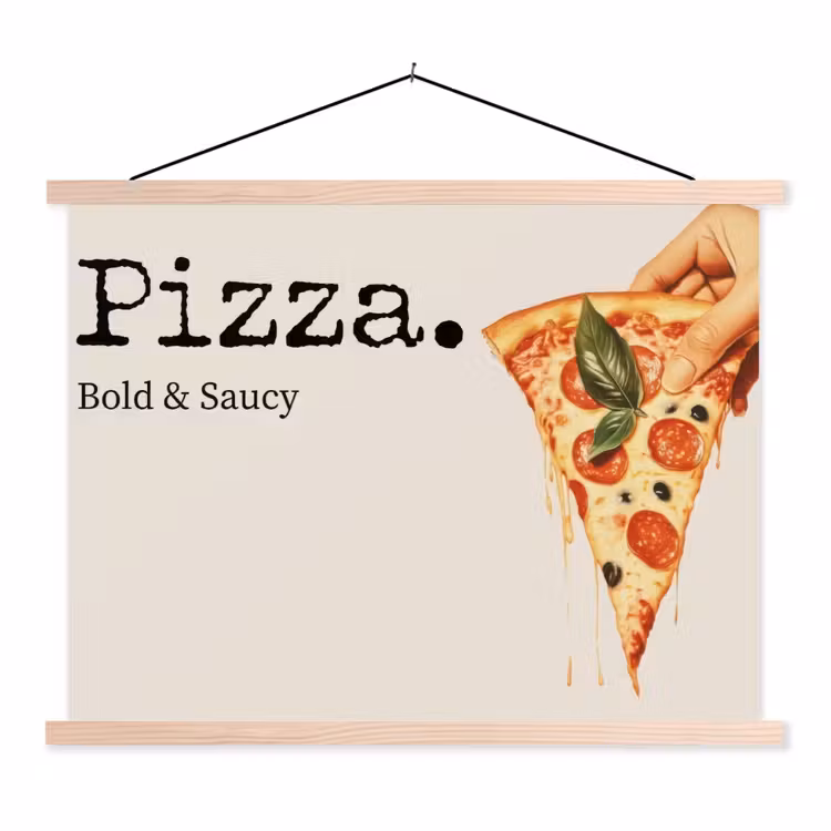 Schoolplaat - Pizza - Kaas - Pepperoni — 1