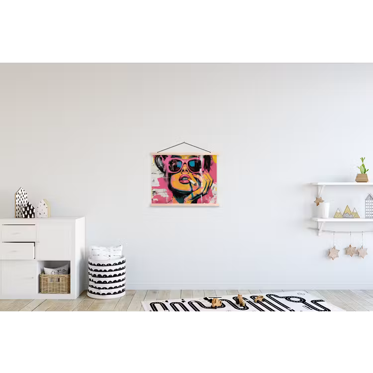 Schoolplaat - Portret - Vrouw - Abstract - Zonnebril — 3