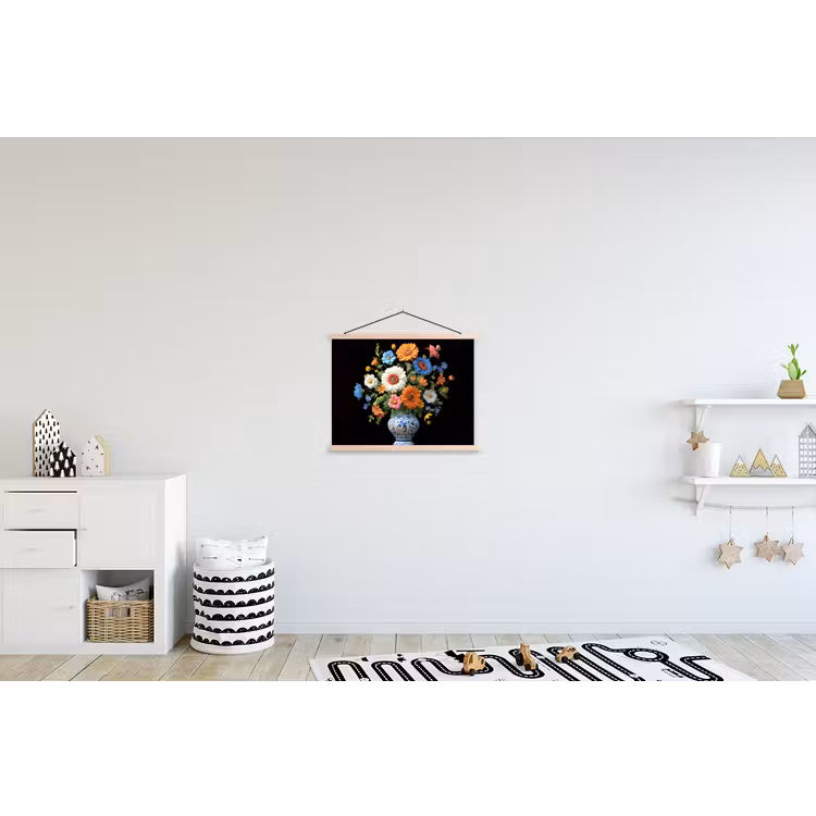 Schoolplaat - Vaas - Boeket - Bloemen - Kleur — 3