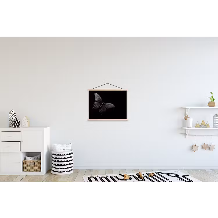 Schoolplaat - Vlinder - Zwart - Insect - Dieren — 3