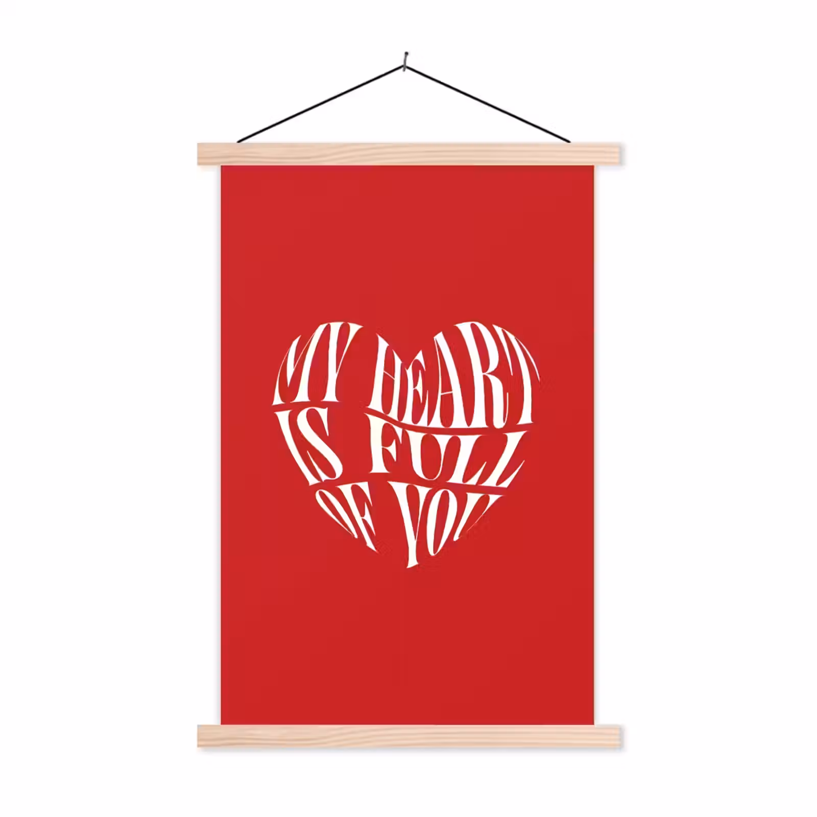 Schoolplaat - Rood - Hart- Tekst - Valentijn — 1