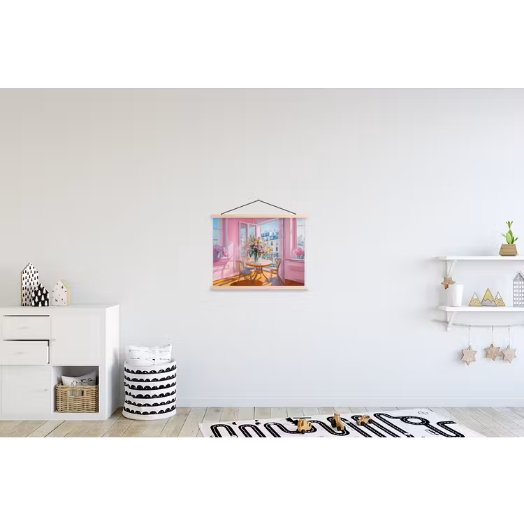 Schoolplaat - Pink - City - Bloemen — 3