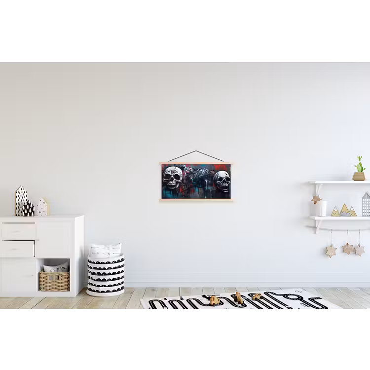Schoolplaat - Schedels - Graffiti - Abstract — 3