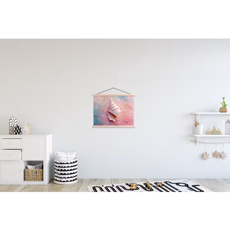 Schoolplaat - Schelp - Pastel - Pink — 3