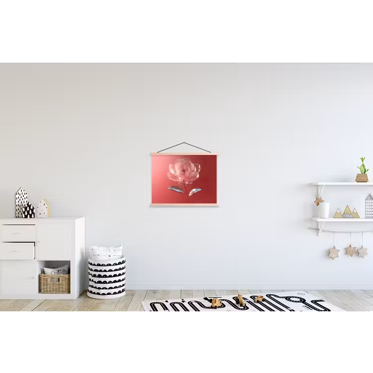 Schoolplaat - Sierlijk - Bloem - Roze - Glazen — 3