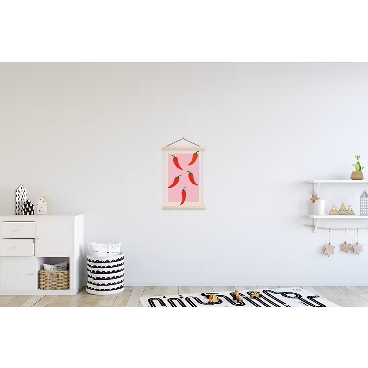 Schoolplaat - Pepers - Rood - Illustratie — 3