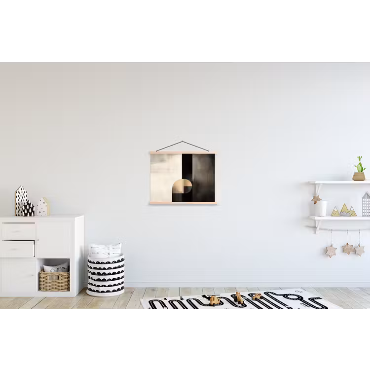 Schoolplaat - Vormen - Modern - Zwart — 3