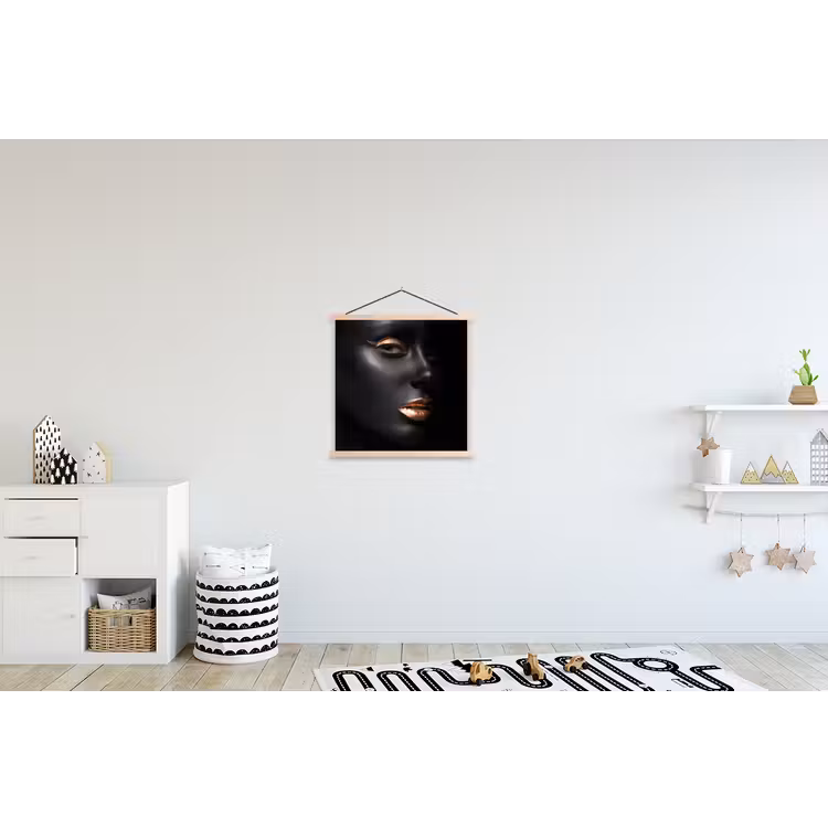 Schoolplaat - Vrouw - Make-up - Koper - Zwart — 3