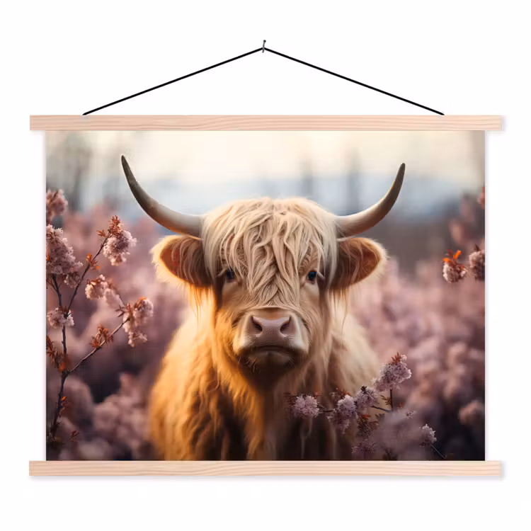 Schoolplaat - Schotse hooglander - Lente - Hooglanden — 1