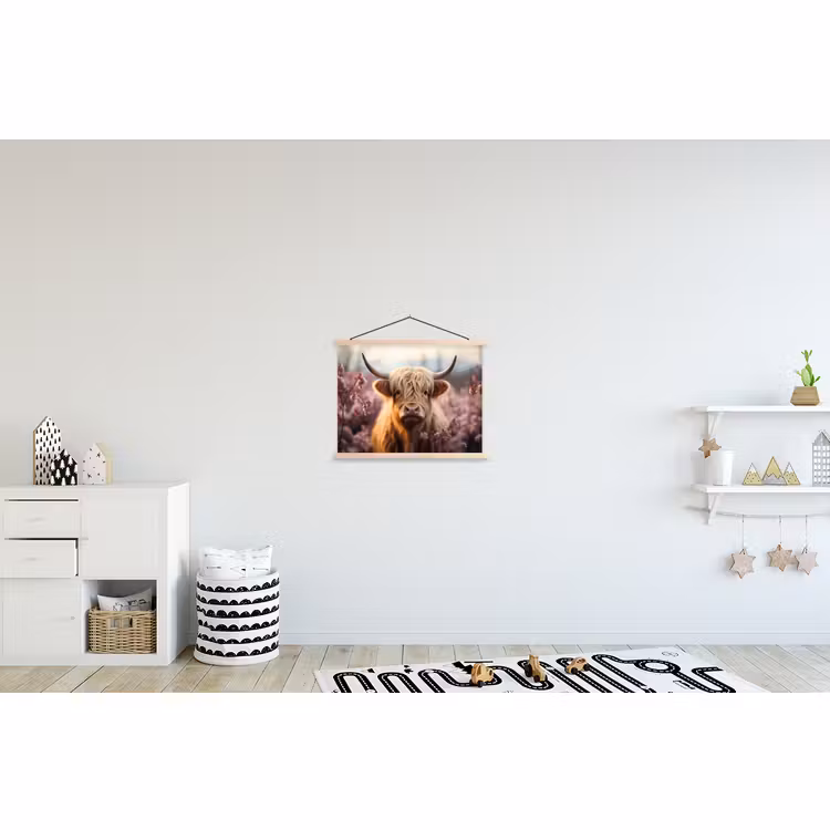 Schoolplaat - Schotse hooglander - Lente - Hooglanden — 3