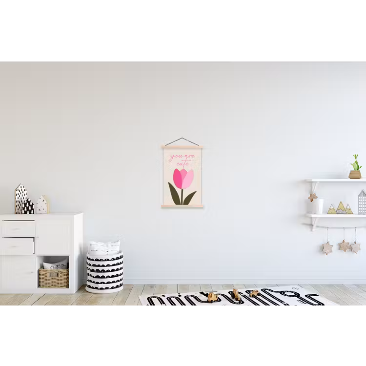 Schoolplaat - Tulp - Roze - Valentijn - Bloem — 3